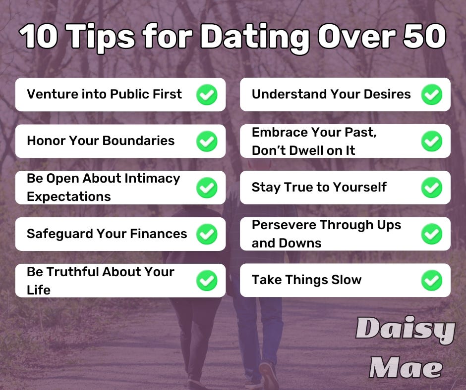Top 10 Tips for Successful Dating After 50